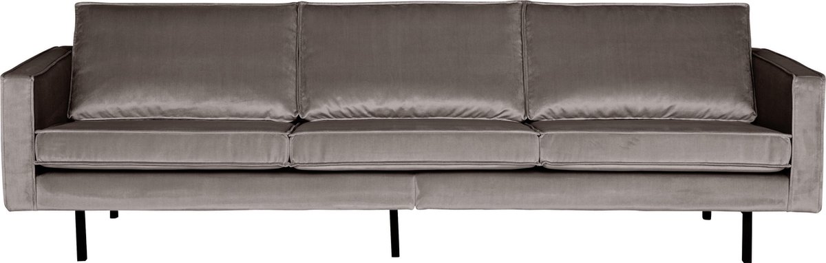 BePureHome Rodeo Velvet Bank 3-zits Taupe