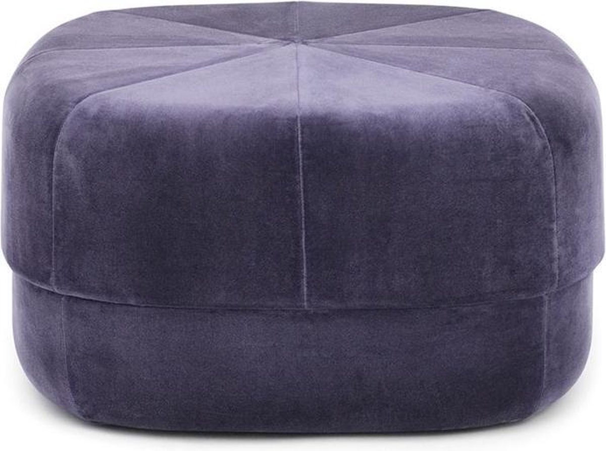 Normann Copenhagen Circus Velour Poef Large Purple