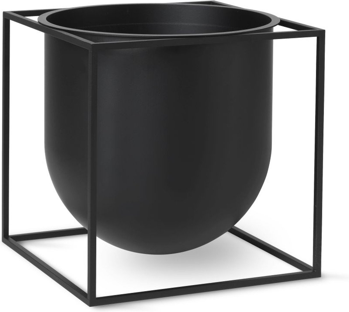 Audo Copenhagen Kubus 23 Plantenbak Zwart