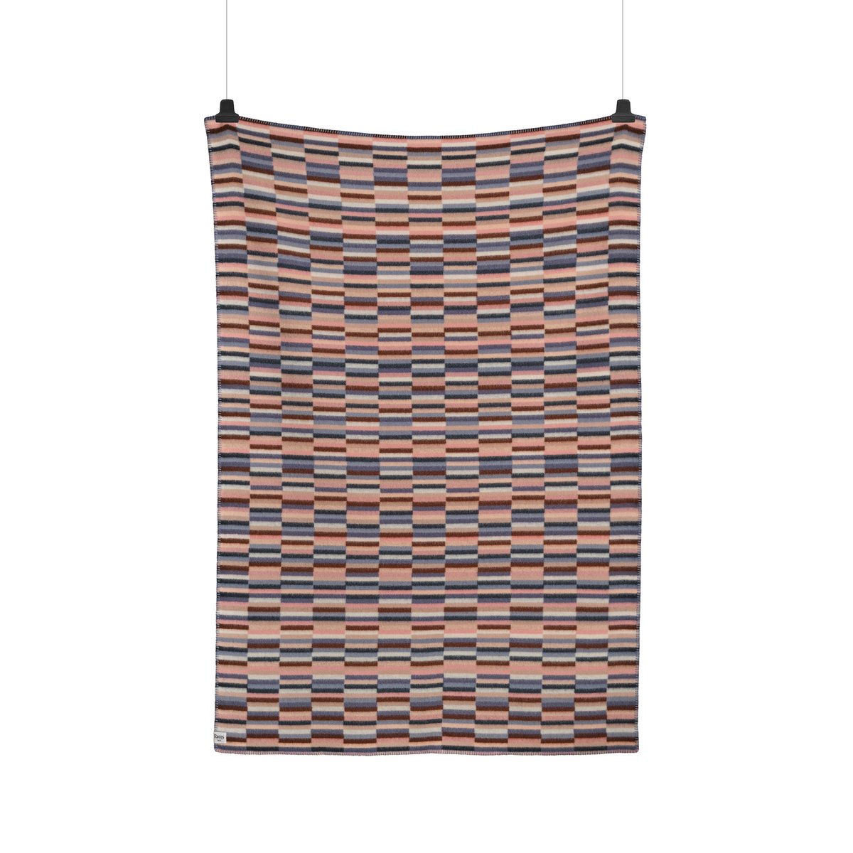 Røros Tweed Ida Plaid 135x200 Rosa Blue