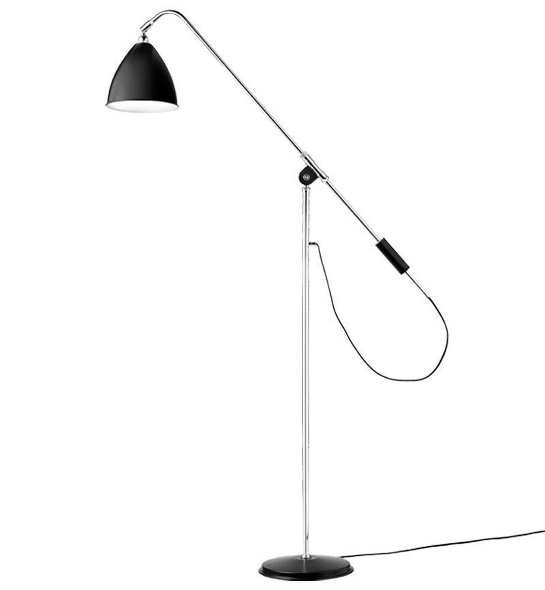 Gubi Bestlite BL4 Vloerlamp Chroom/zwart