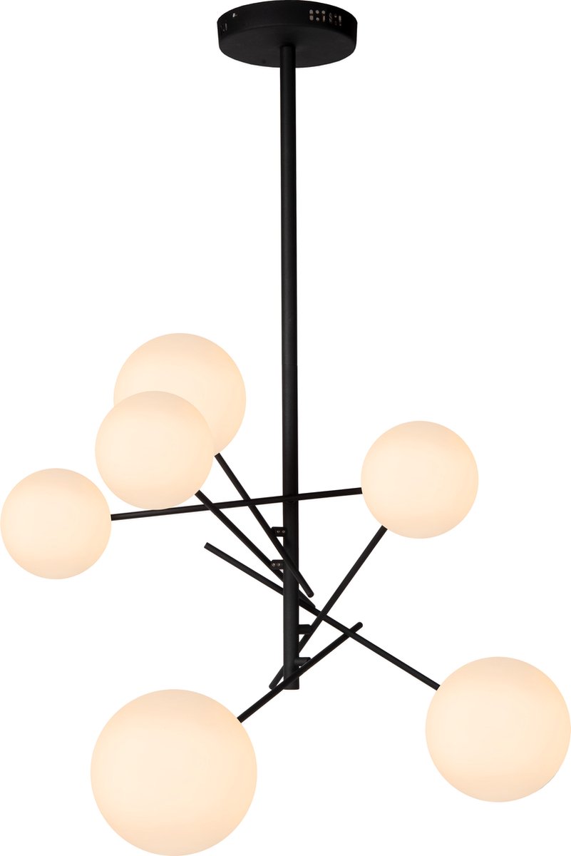 Lucide Alara 6 Cluster Hanglamp Zwart