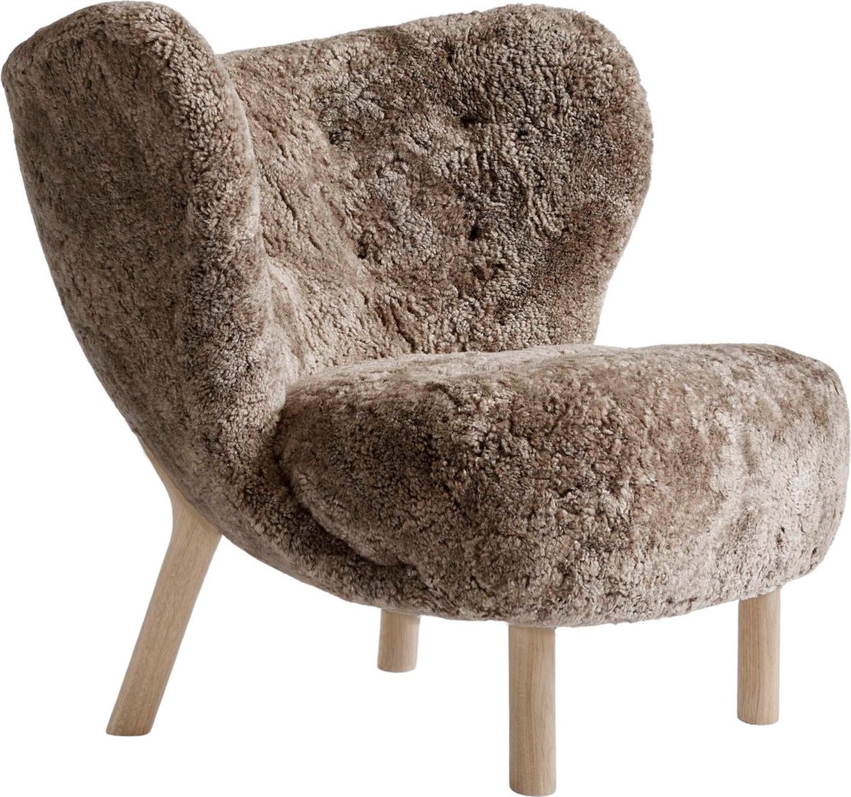 &tradition Little Petra Fauteuil Eiken Sheepskin Sahara