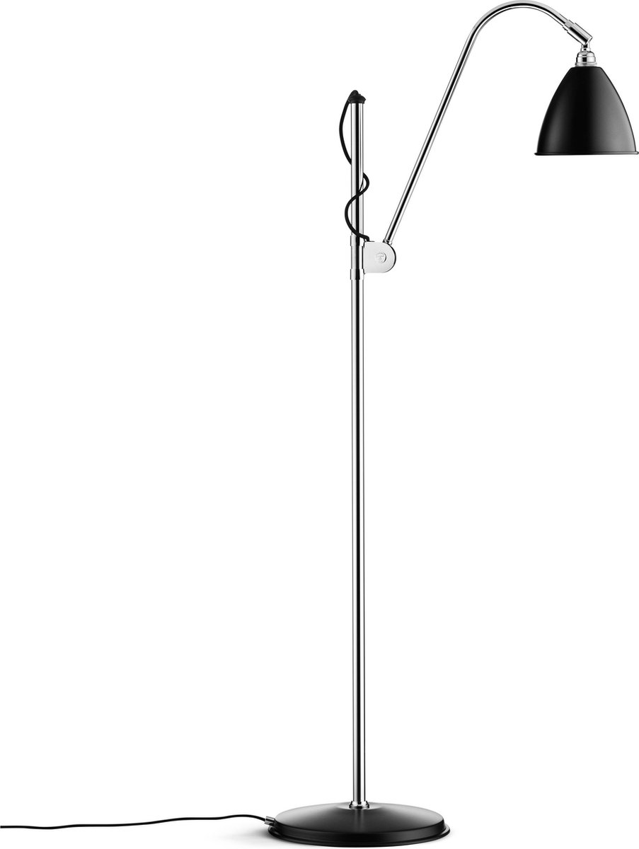 Gubi Bestlite BL3 Vloerlamp Small Chroom/zwart