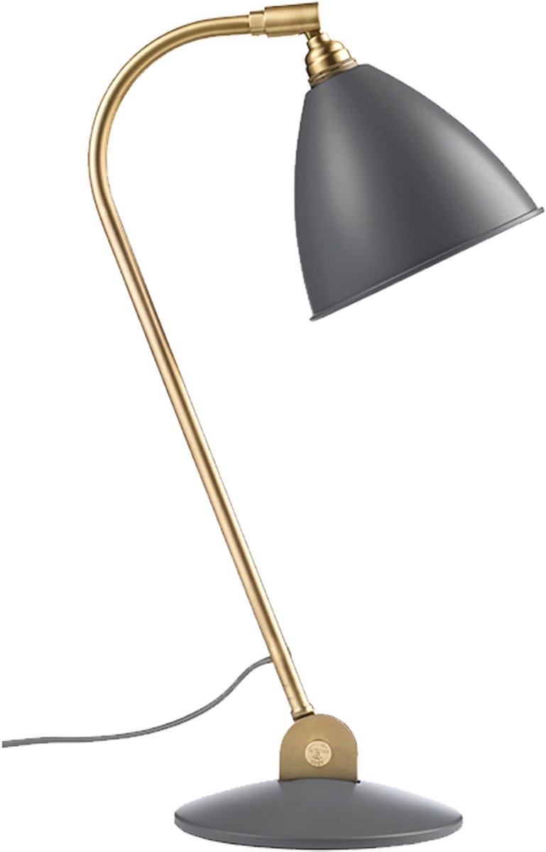 Gubi Bestlite BL2 Bureaulamp Messing/grijs
