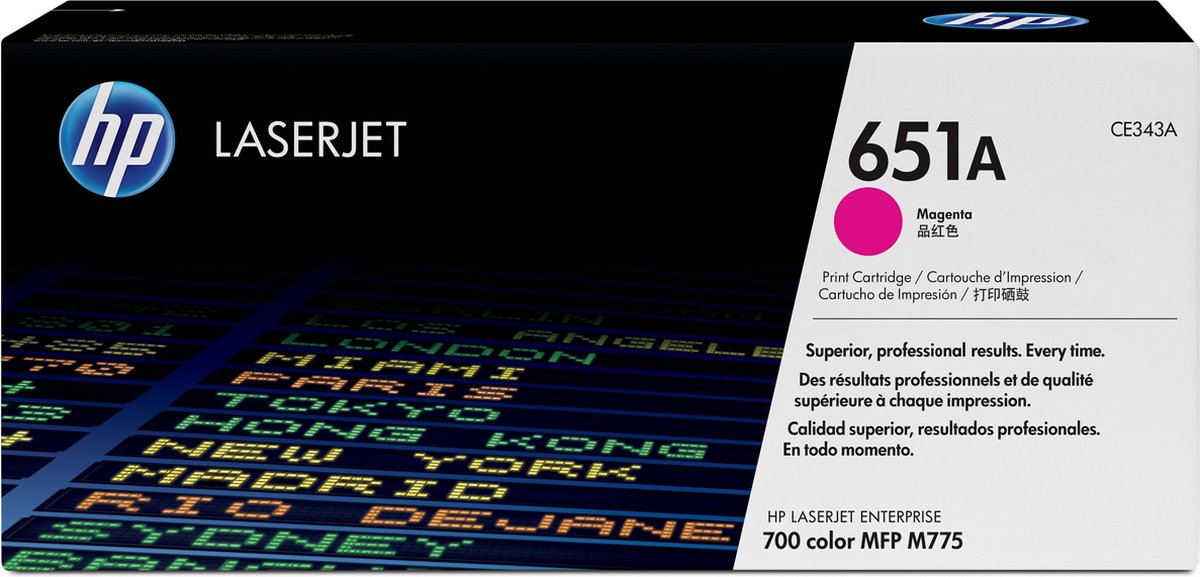 HP 651A originele magenta LaserJet tonercartridge
