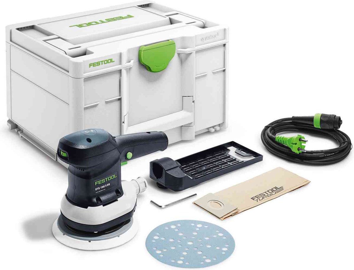 Festool ETS 150/3 EQ-Plus Excenterschuurmachine Systainer - 310W - 150mm