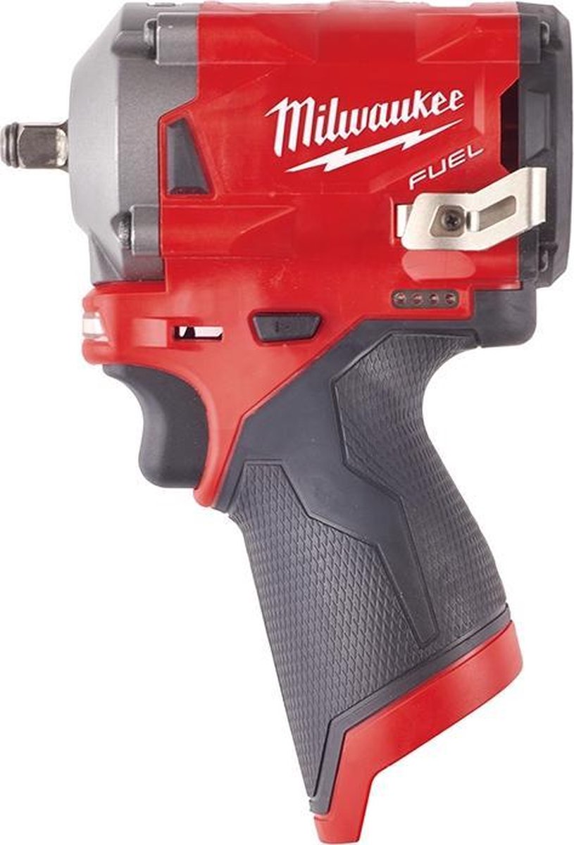 Milwaukee M12 FIW38-0 12V Li-Ion Accu Slagmoersleutel Body - 339Nm - 3/8"- Koolborstelloos