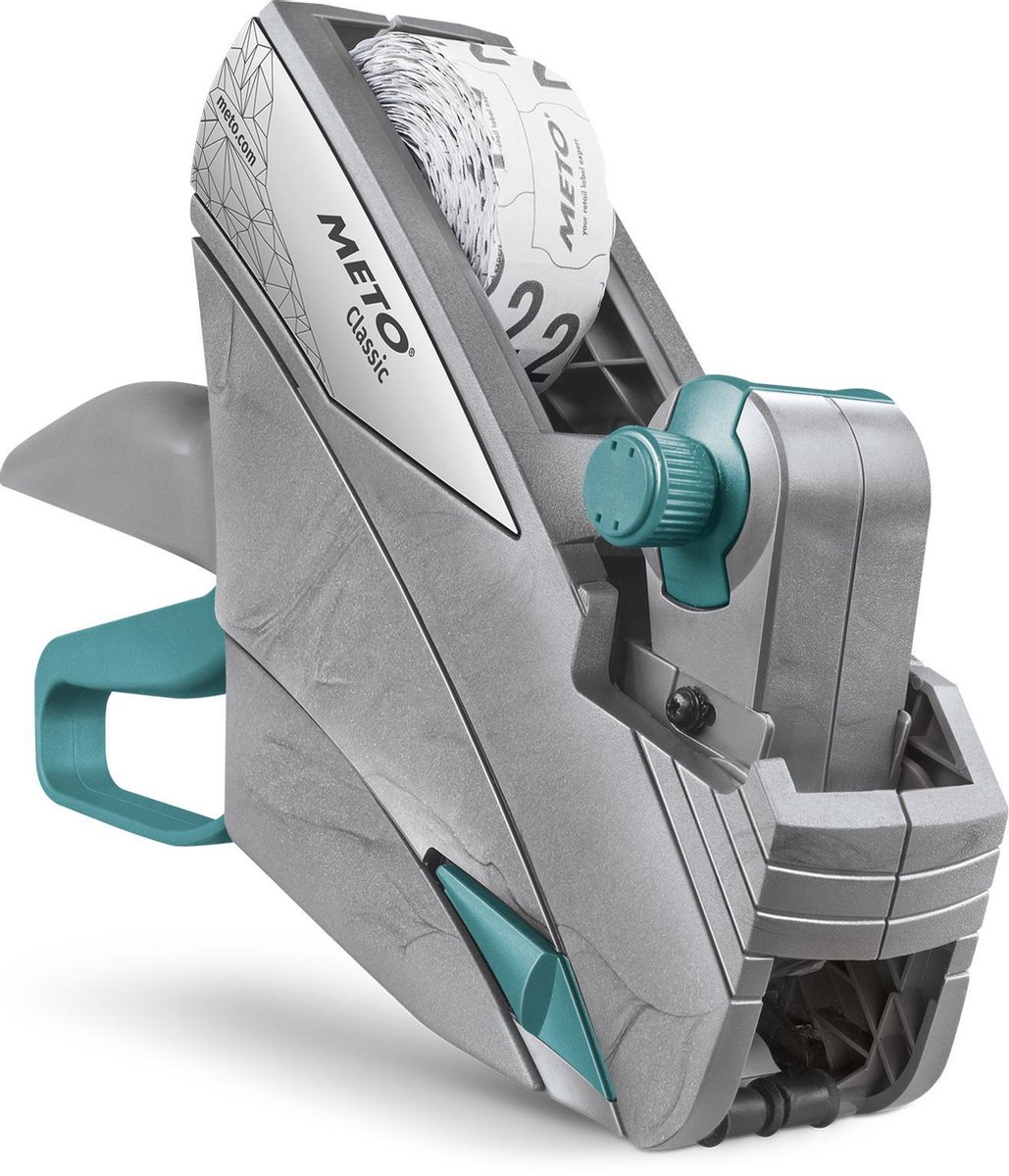 METO Prijsapparaat Classic S Aantal drukregels: 1 Grijs