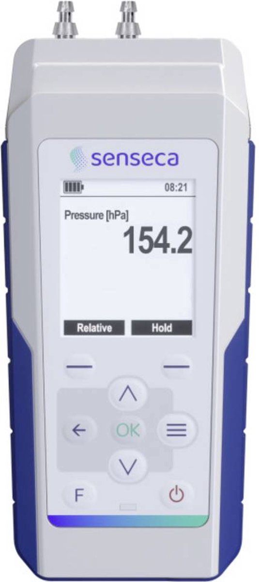 Senseca PRO 215-5 Drukverschilmeter Luchtdruk, Niet-agressieve gassen, Corrosieve gassen 2000 hPa (max)