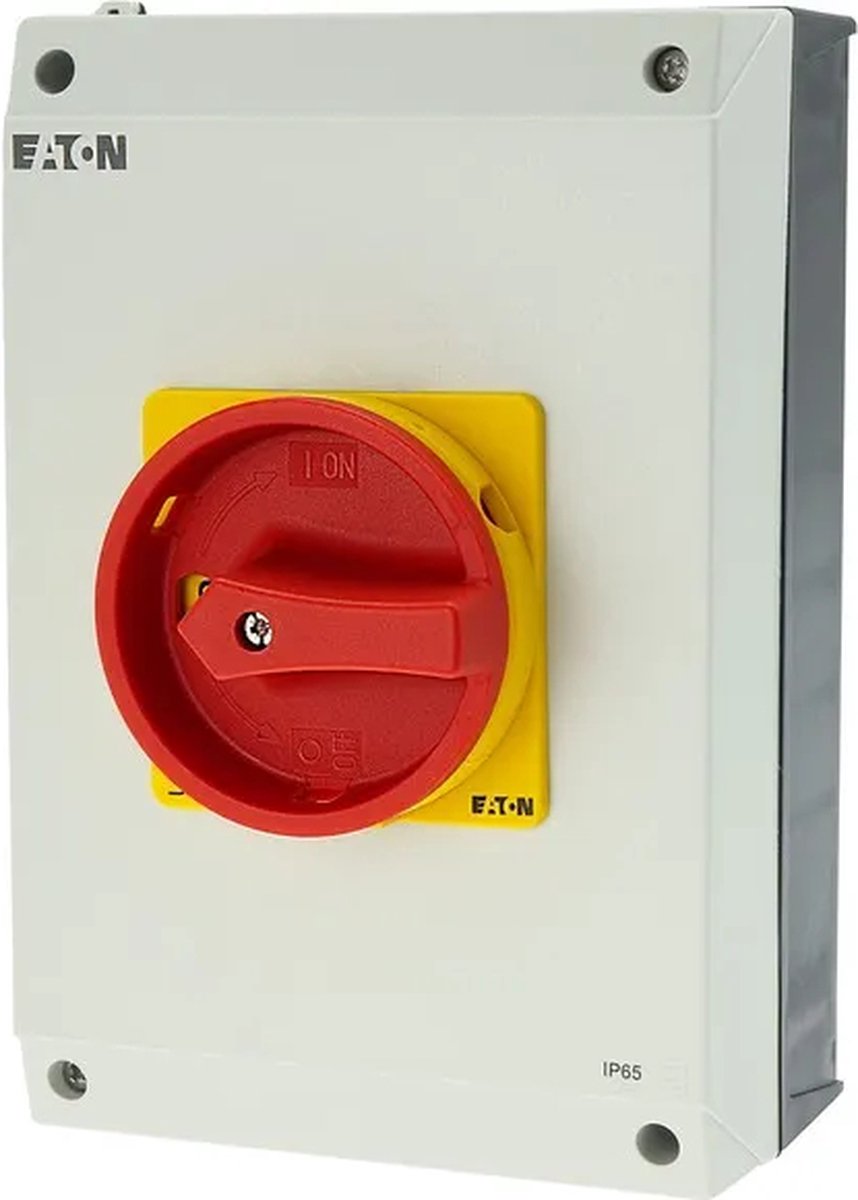 Eaton P3-63/I4/SVB/N Onderhoudsschakelaar Voor bodembevestiging, Vergrendelbaar 690 V Rood 1 stuk(s)