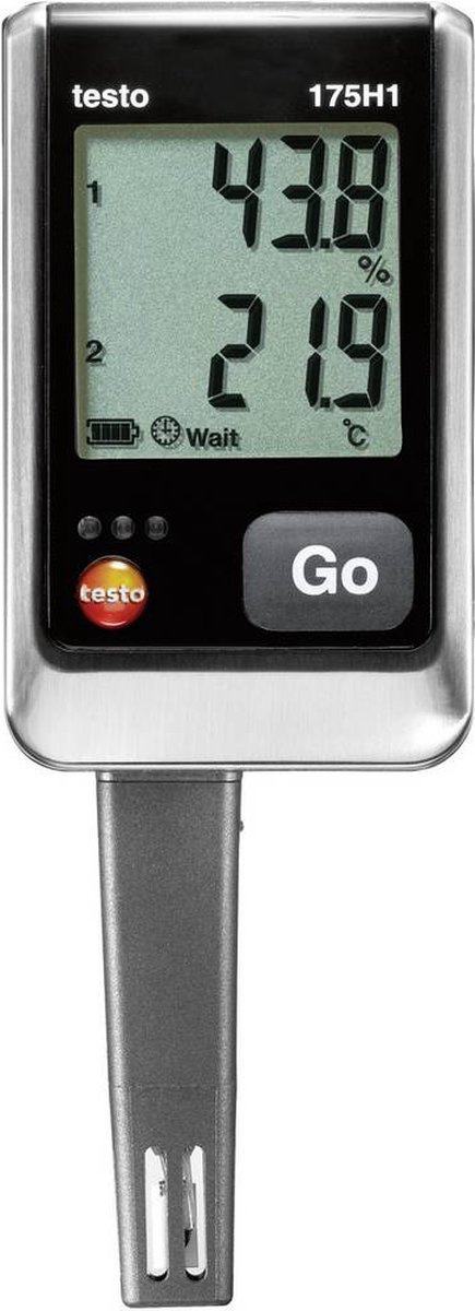 testo 175 H1 Vocht datalogger Te meten grootheid: Temperatuur, Vochtigheid -20 tot +55 °C 0 tot 100 % Hrel