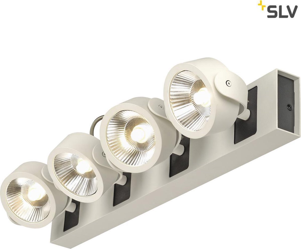 SLV 1000136 LED-plafondlamp 60 W Wit, Zwart