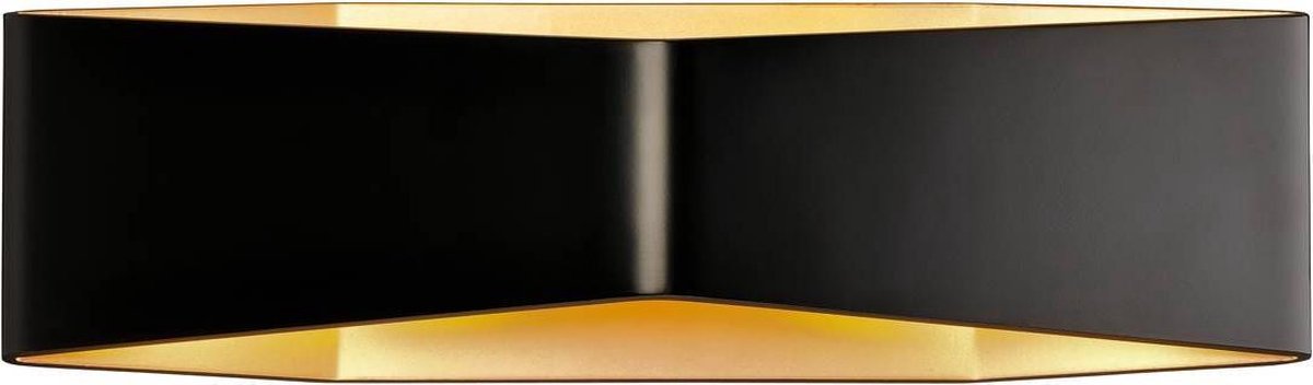 SLV 151740 LED-wandlamp 22 W Zwart, Messing