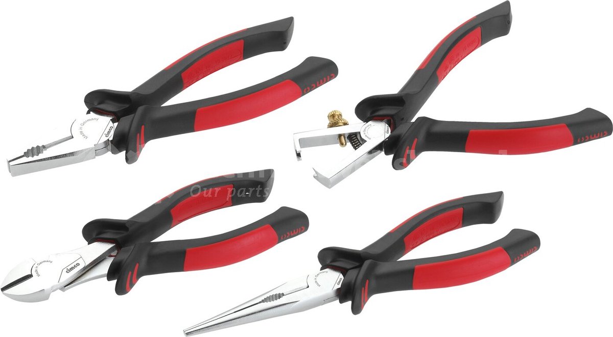 Cimco 104020 Tangenset VDE 4-delig