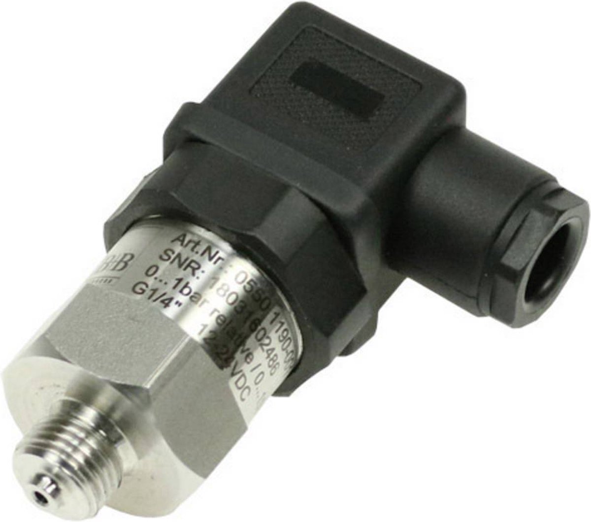 B + B Thermo-Technik Druksensor 1 stuk(s) 0550 1191-007 0 bar tot 10 bar Kabel, 3-aderig (Ø x l) 27 mm x 53 mm