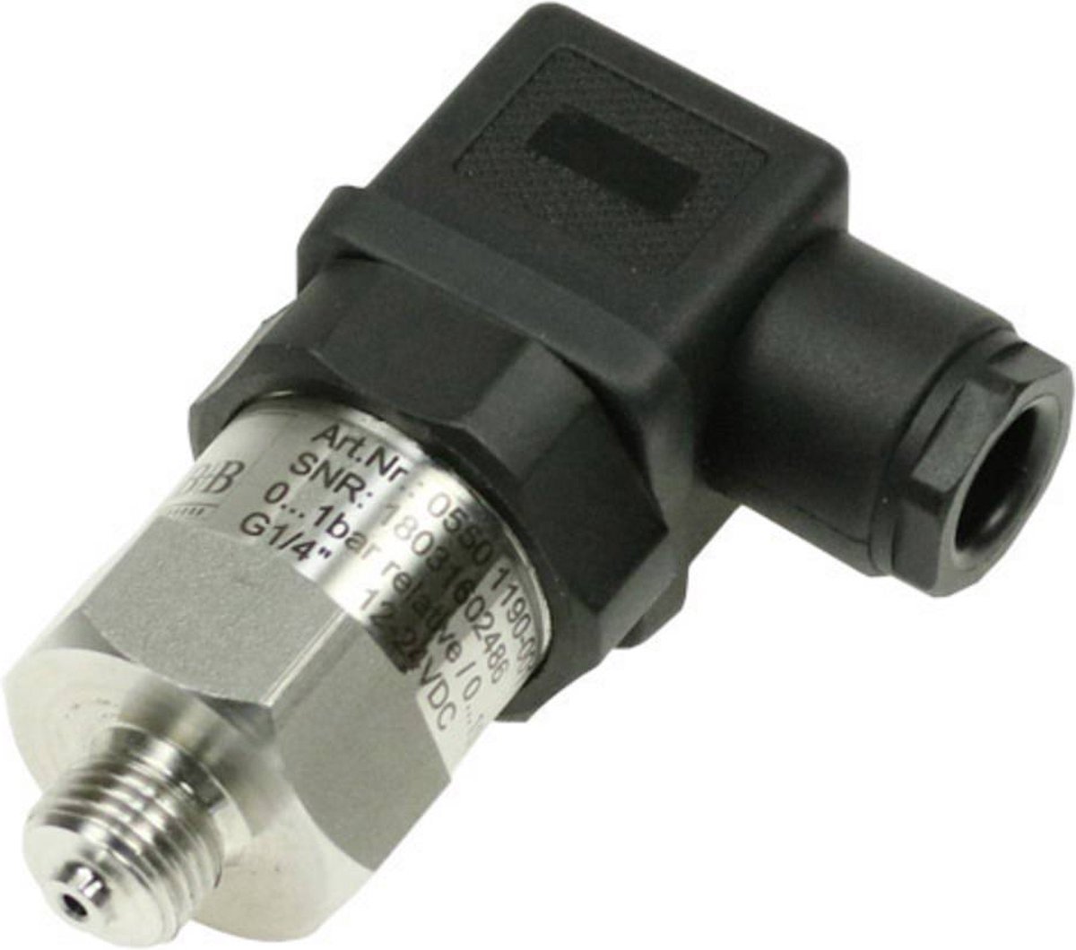 B + B Thermo-Technik Druksensor 1 stuk(s) 0550 1191-005 0 bar tot 4 bar Kabel, 3-aderig (Ø x l) 27 mm x 53 mm