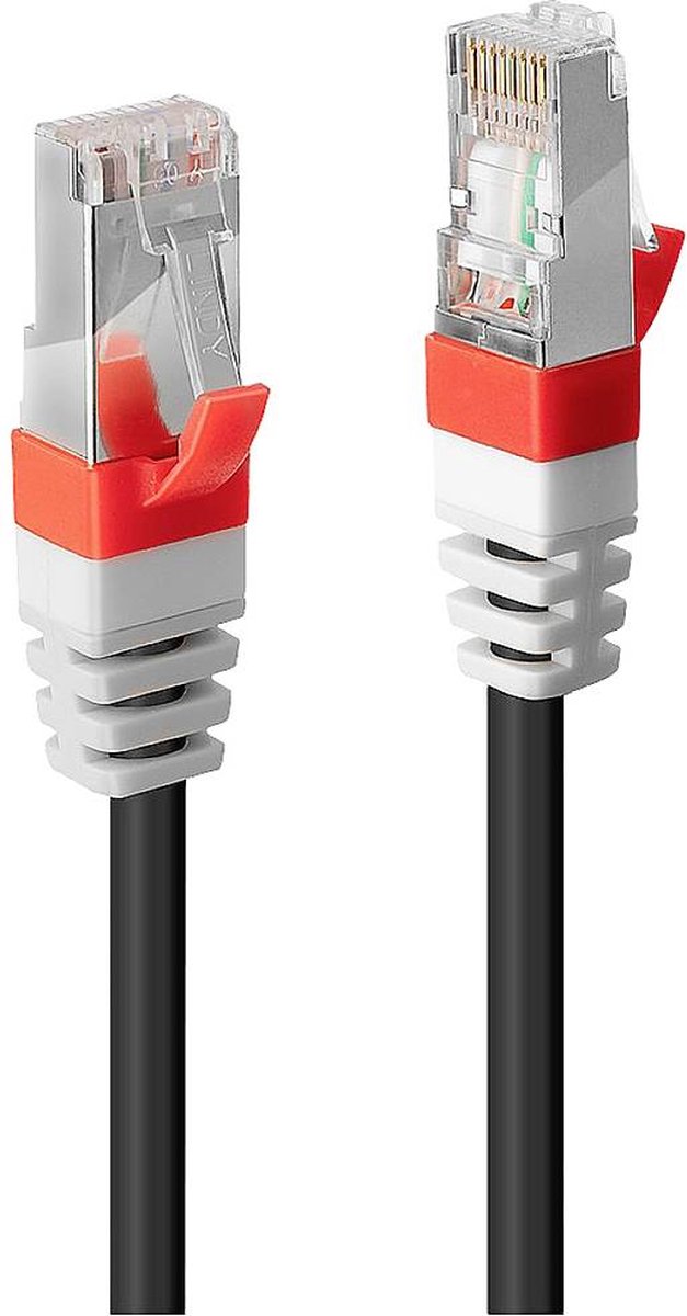 LINDY 45370 RJ45 Netwerkkabel, patchkabel 20.00 m Zwart 1 stuk(s)