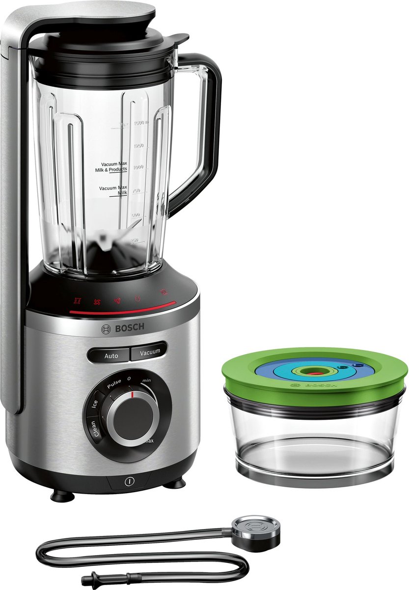 Bosch Haushalt MMBV622M - Vitamaxx Blender 1000 W Aluminium, Zwart