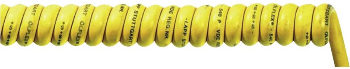 LAPP 71220118 Spiraalkabel ÖLFLEX® SPIRAL 540 P 1500 mm / 4500 mm 4 G 0.75 mm² Geel 1 stuk(s)