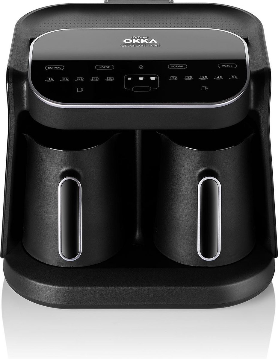 arzum Okka Grandio Duo Mokka-koffieautomaat Zwart-chroom Capaciteit koppen: 10 Display