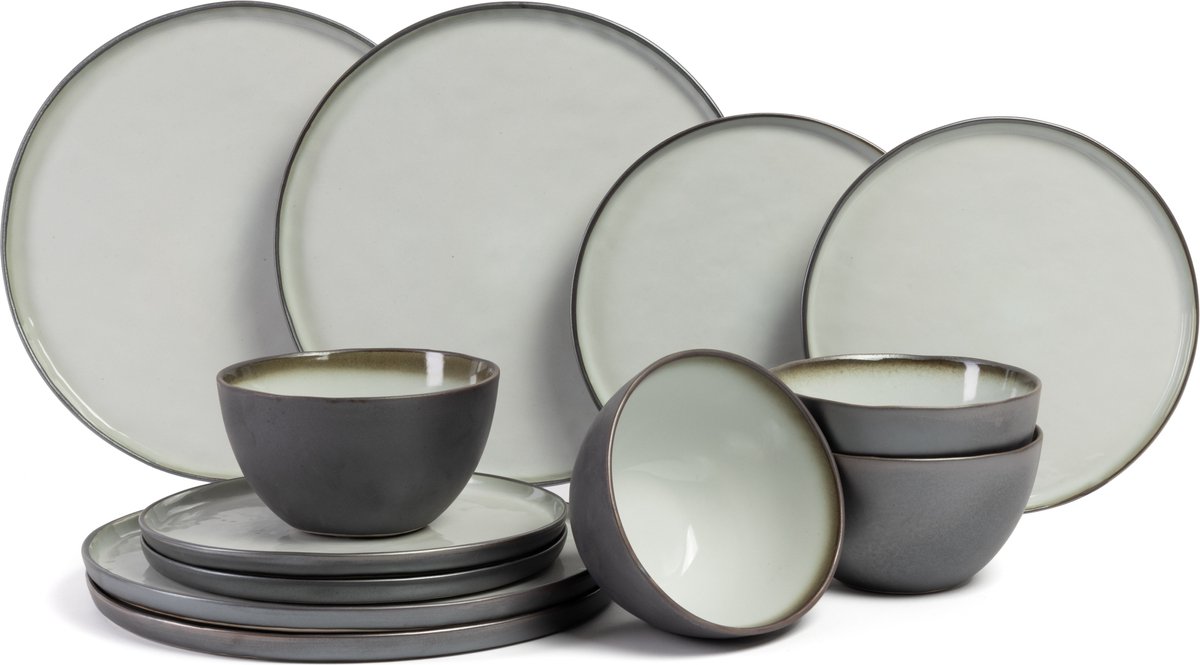 Cosy & Trendy Serviesset Plato Mat - 12-delig / 4 personen