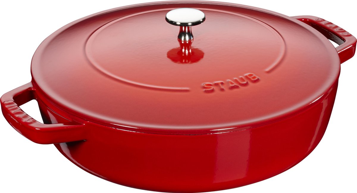 Staub Hapjespan Chistera - Kersenrood - ø 28 cm / 3.7 liter