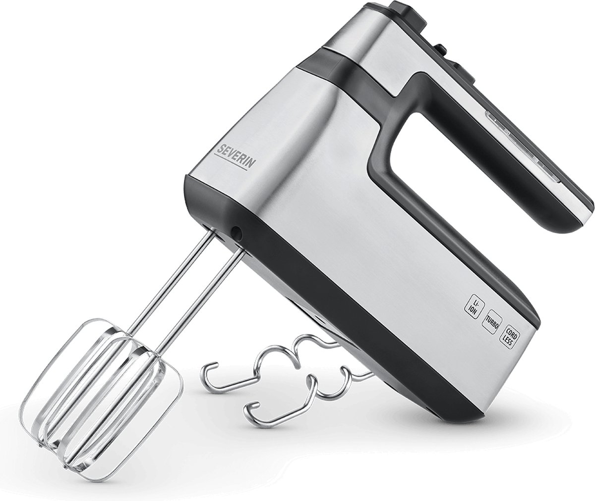 Severin HM 3843 Handmixer 100 W Zwart (mat), RVS
