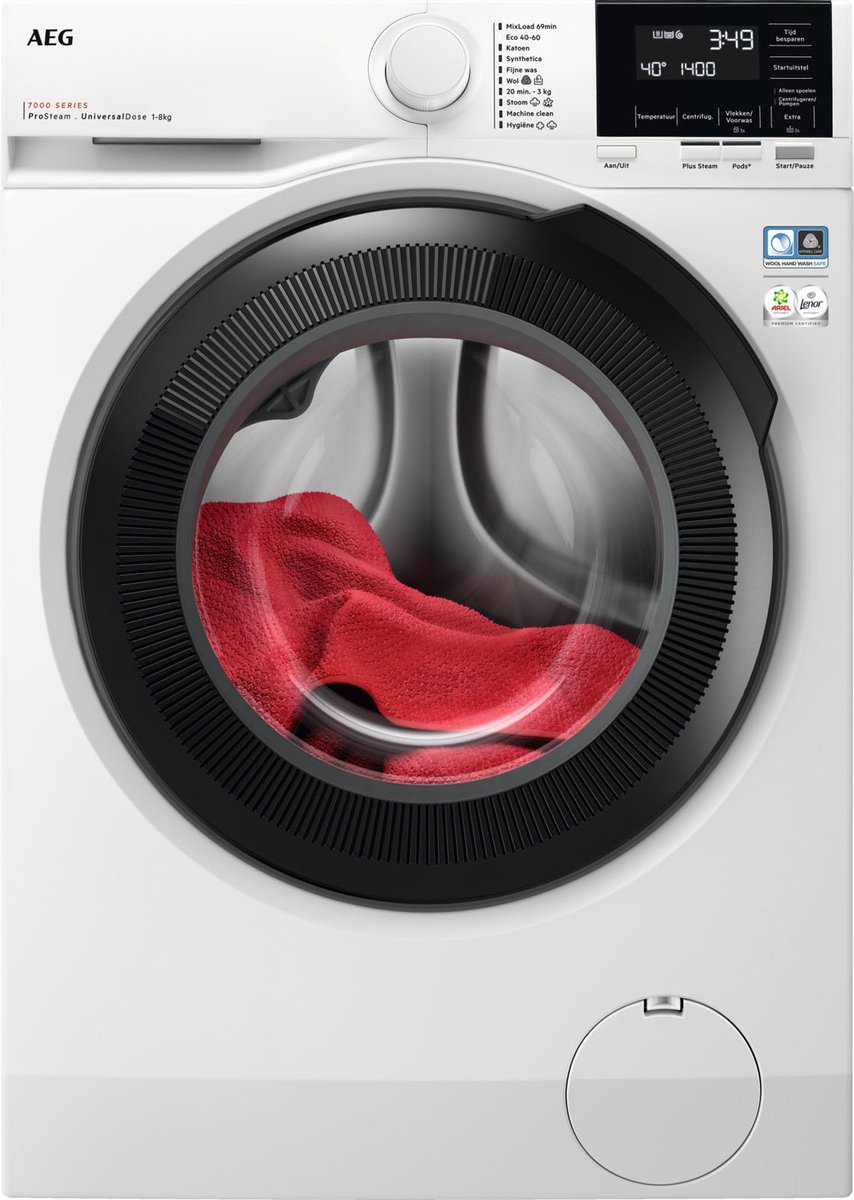 AEG Lr7386u4 7000-serie Prosteam Universaldose Wasmachine