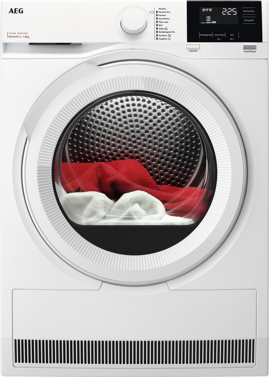 AEG Tr738at2b 7000 Serie Sensidry® 8 Kg Warmtepompdroger