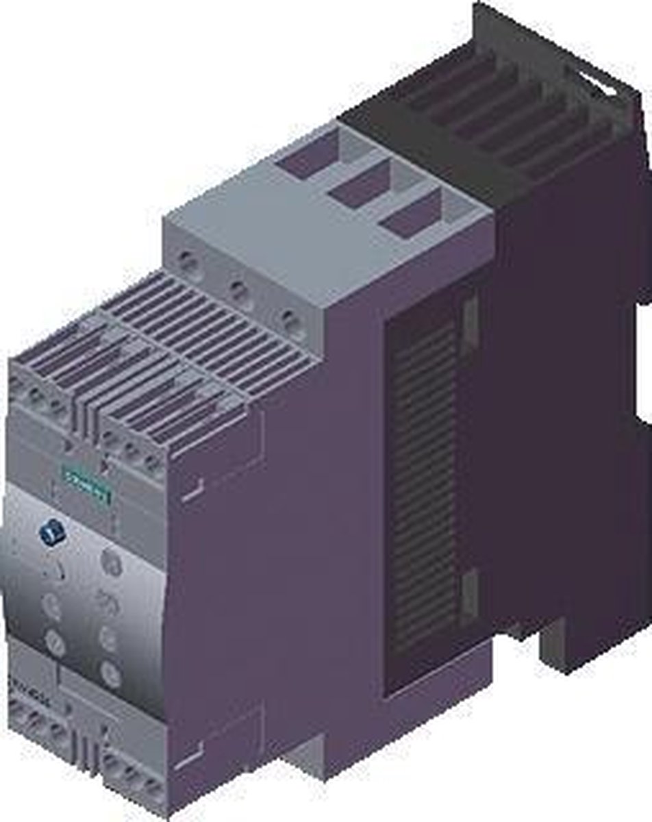 Siemens 3RW4036-1BB14 3RW40361BB14 Softstarter Motorvermogen bij 400 V 22 kW Motorvermogen bij 230 V 11 kW 400 V/AC Nominale stroom 45 A