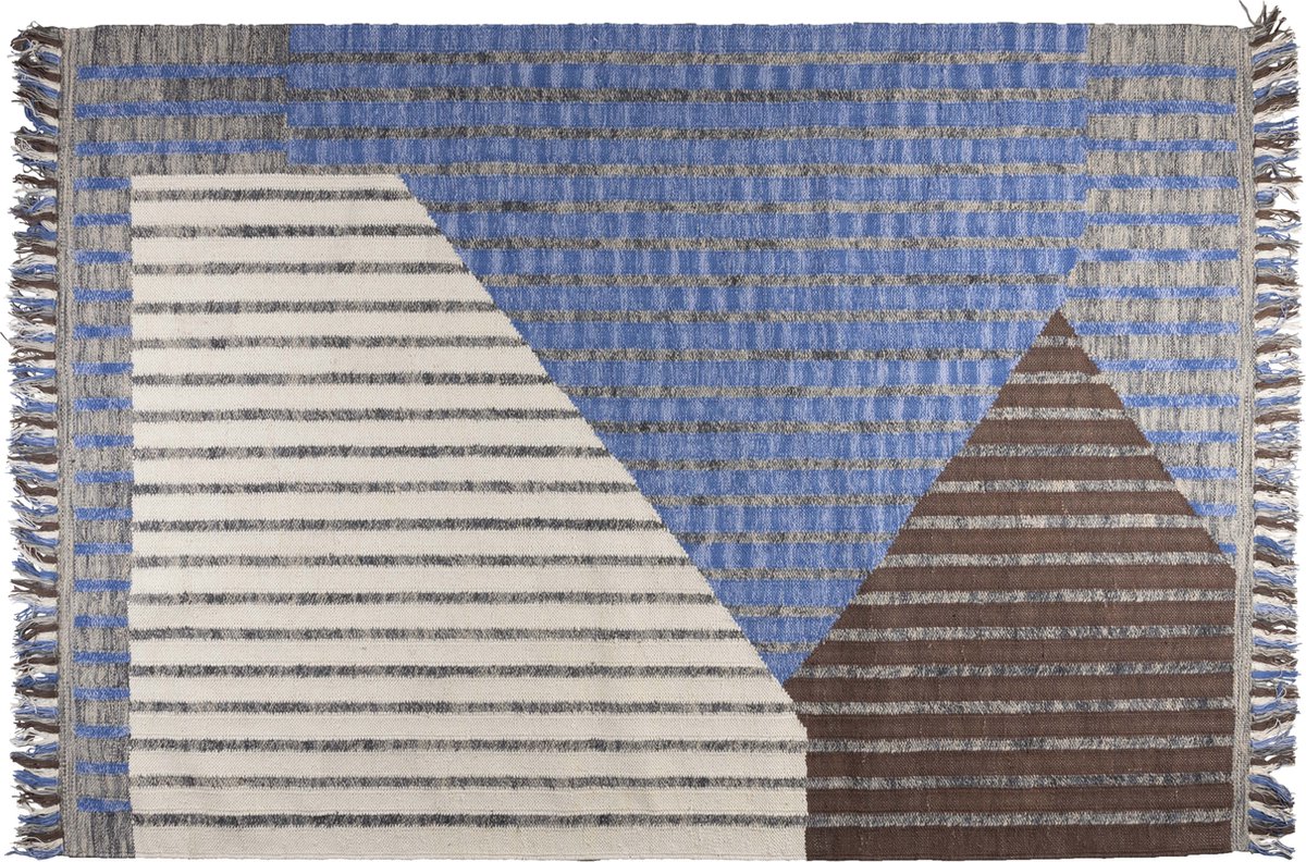 Dutchbone Hampton Vloerkleed 200x300 Blauw