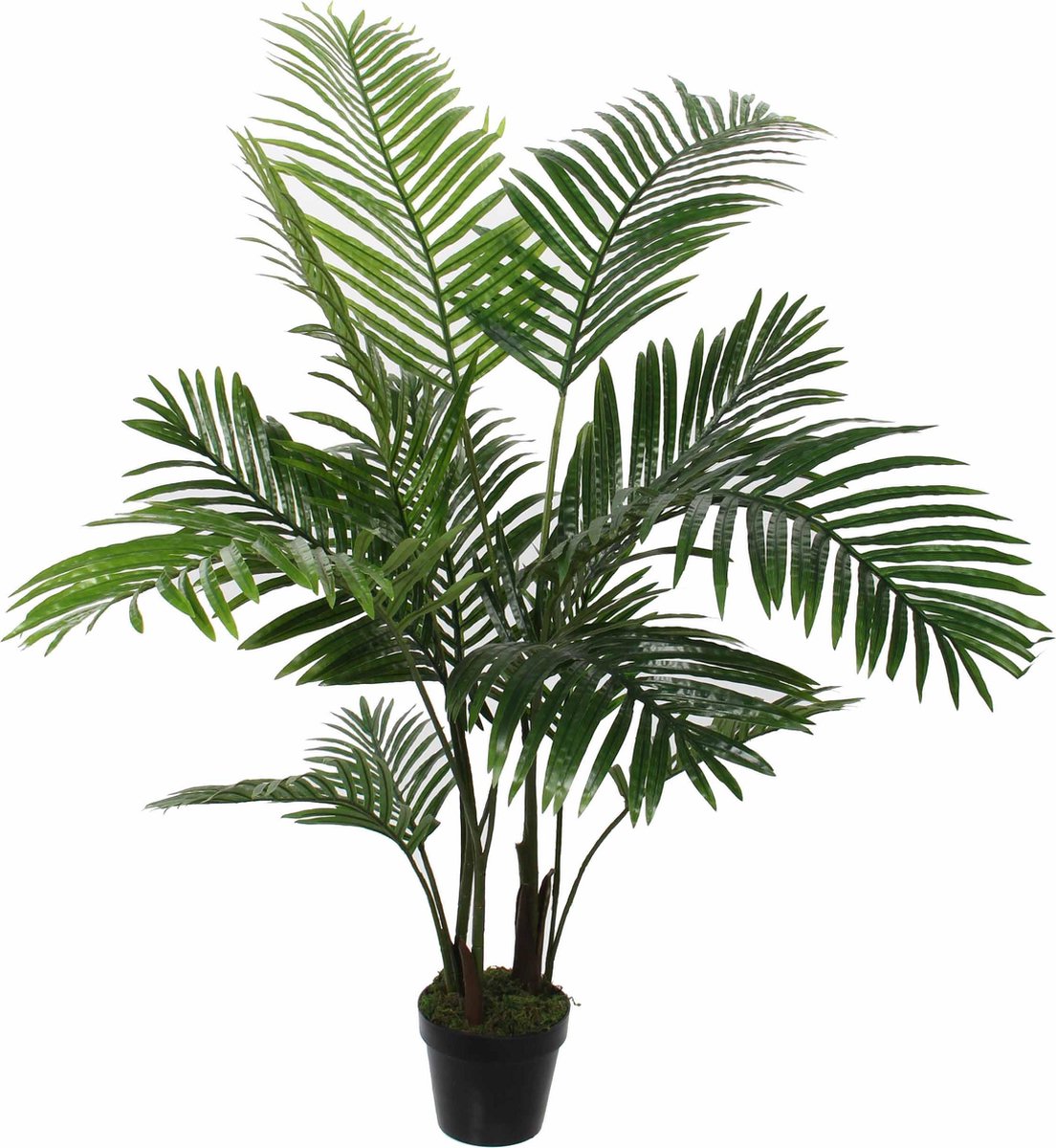 Mica Decorations Palm kunstplant - groen - H110 x D90 cm -