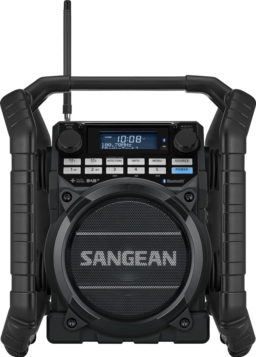 Sangean Digitale Werfradio Zwart U4 DBT | Radio’s | Beeld&Geluid - Audio | 4711317995250