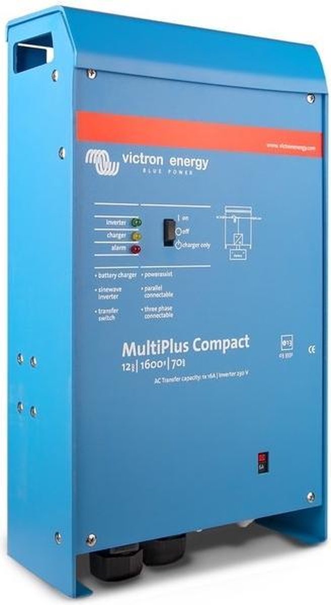 Victron Energy MultiPlus C 24/1200/25-16 Netomvormer 1200 W 24 V/DC - 230 V/AC Geïntegreerde laadregelaar