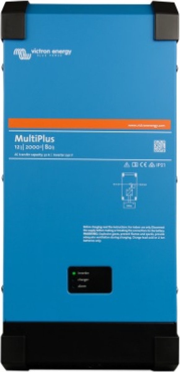 Victron Energy MultiPlus 12/2000/80-32 230V VE.Bus Omvormer 2000 W - 230 V Geïntegreerde laadregelaar