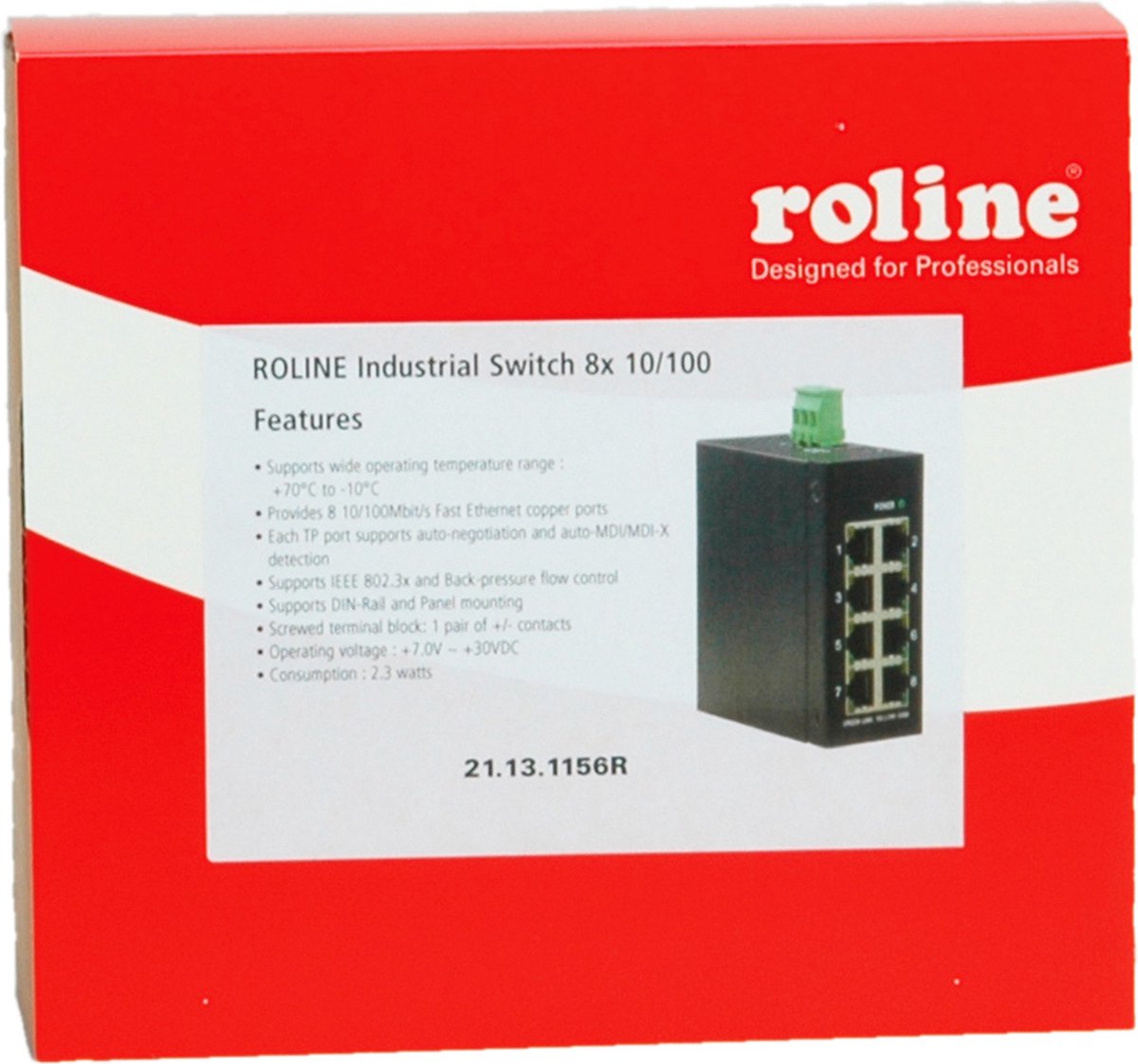 Roline Netwerk switch 10 / 100 MBit/s