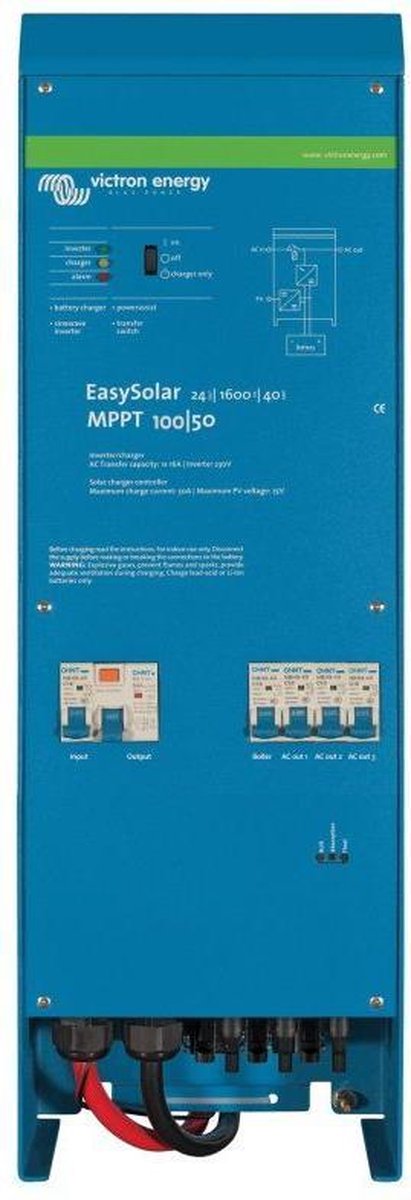 Victron Energy EasySolar 24/1600/40-16 MPPT 100/50 Laadregelaar voor zonne-energie MPPT 24 V 40 A