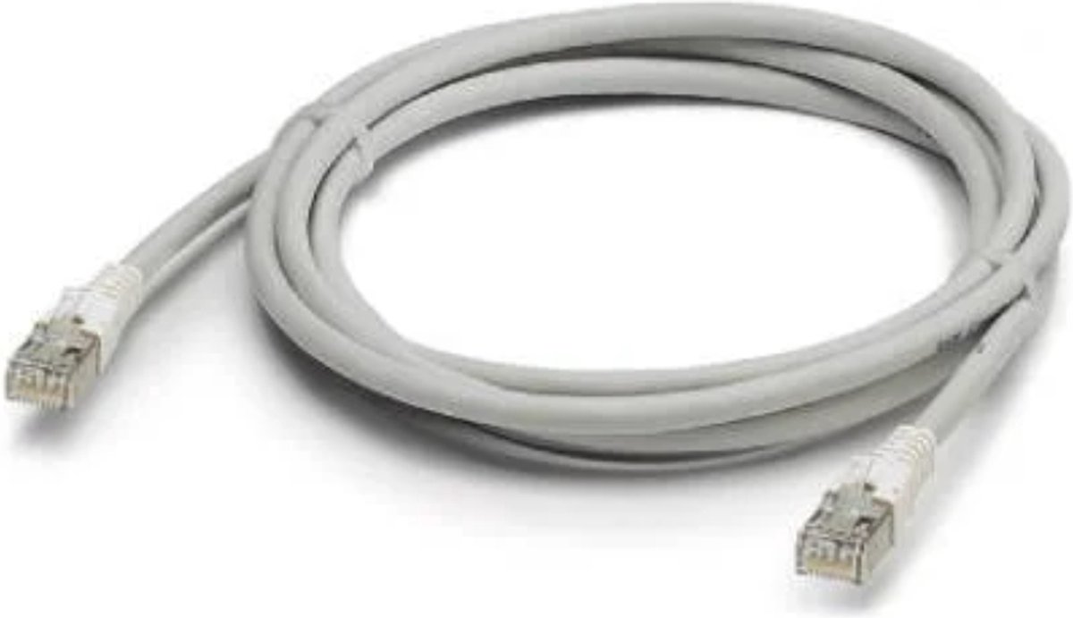 Phoenix Contact 2891181 RJ45 Netwerkkabel, patchkabel CAT 6 S/UTP 0.30 m Grijs Snagless 10 stuk(s)