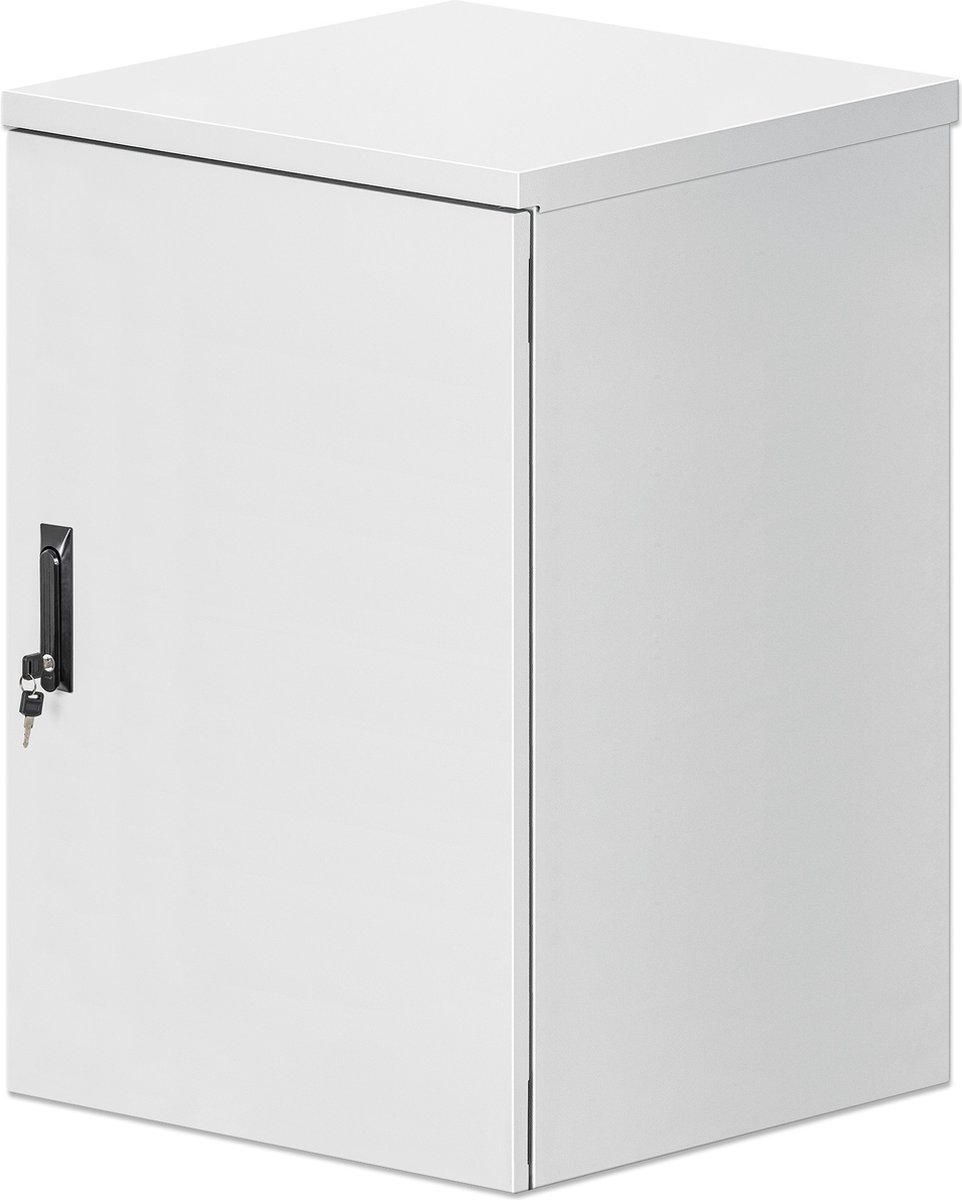 Intellinet IP55 19 Wandverteiler mit integrierten Lüftern 18 HE 600 mm tief grau RAL7035 19inch-industriële behuizing (b x h x d) 615 x 902 x 600 mm 18 HE