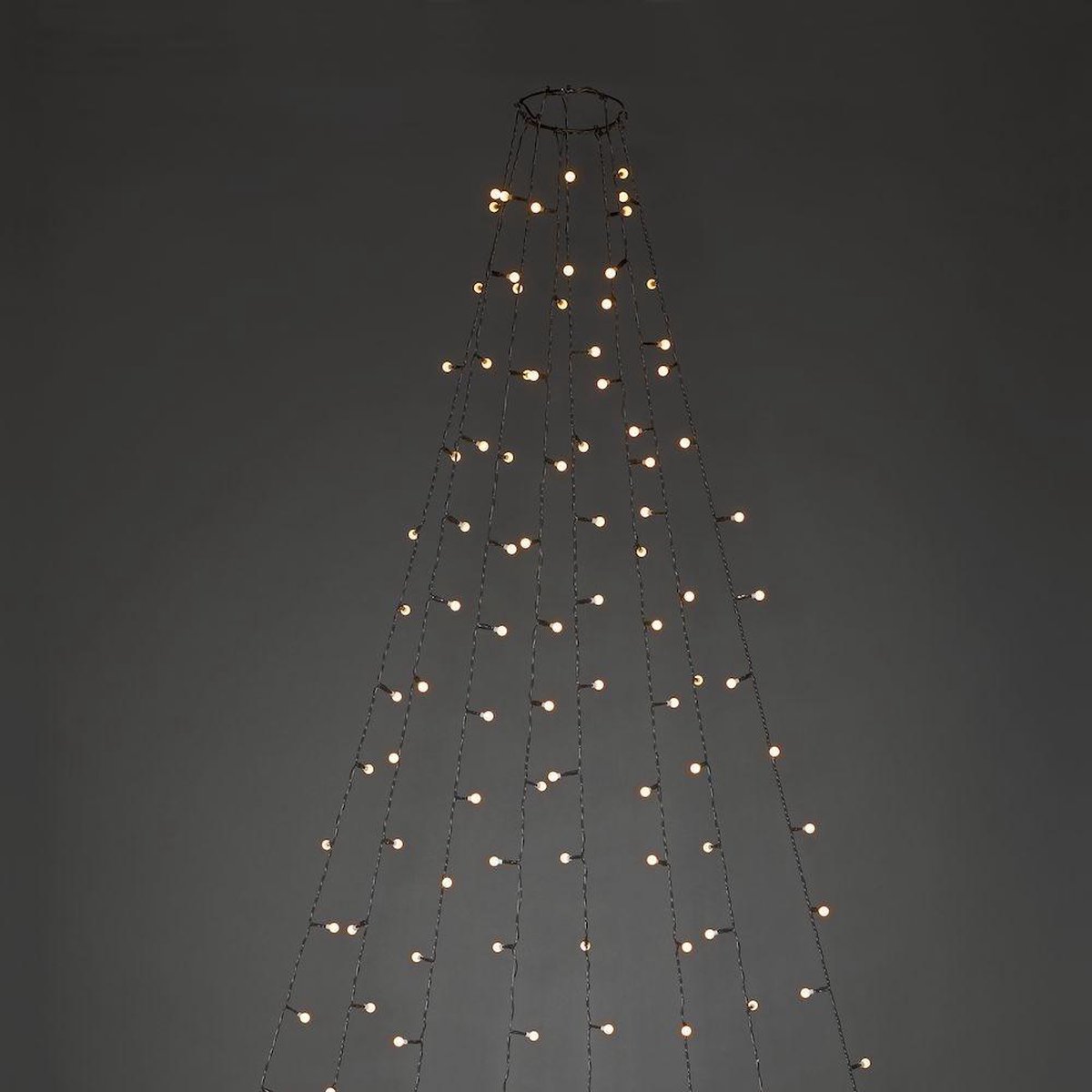 Konstsmide 6329-800 LED-boommantel Binnen/buiten Energielabel: E (A - G) werkt op het lichtnet Aantal lampen 560 LED Barnsteen Verlichte lengte: 5.6 m