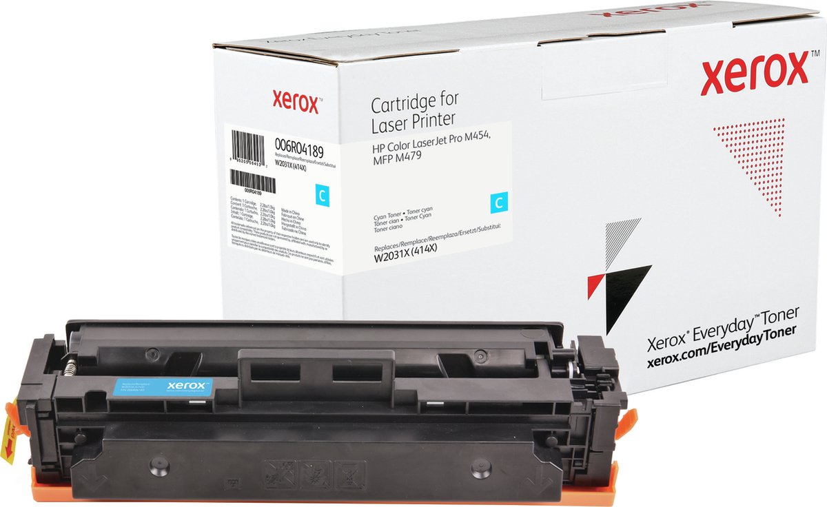 Xerox Toner vervangt HP 415X (W2031X) Compatibel Cyaan 6000 bladzijden Everyday 006R04189
