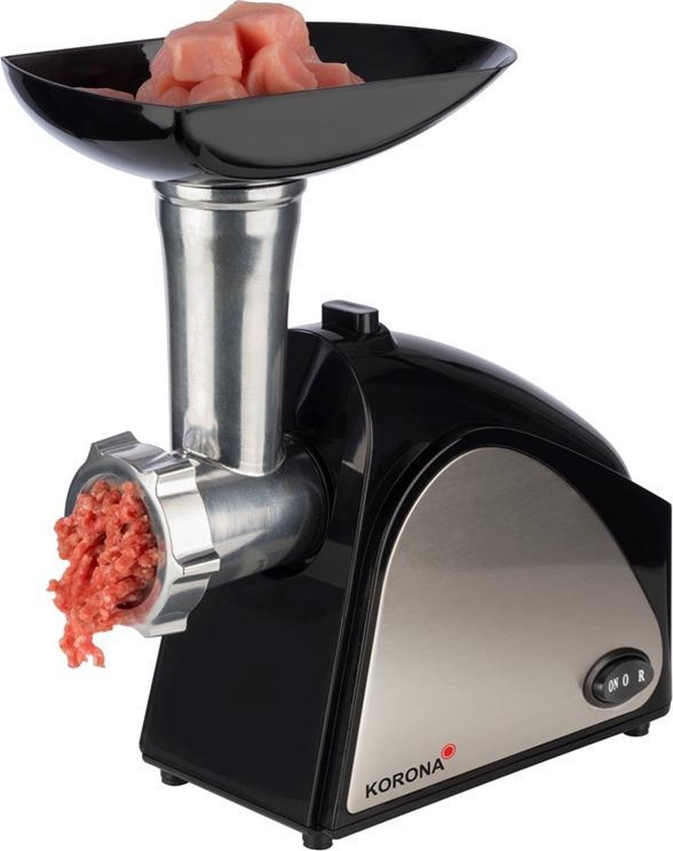 Korona 25200 25200 Vleesmolen 400 W RVS, Zwart
