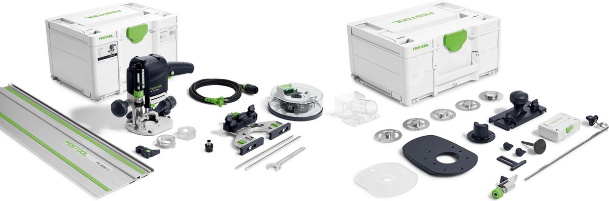 Festool OF 1010 REBQ-FS-Set+Box Bovenfrees - In Systainer 1010W 55 Mm