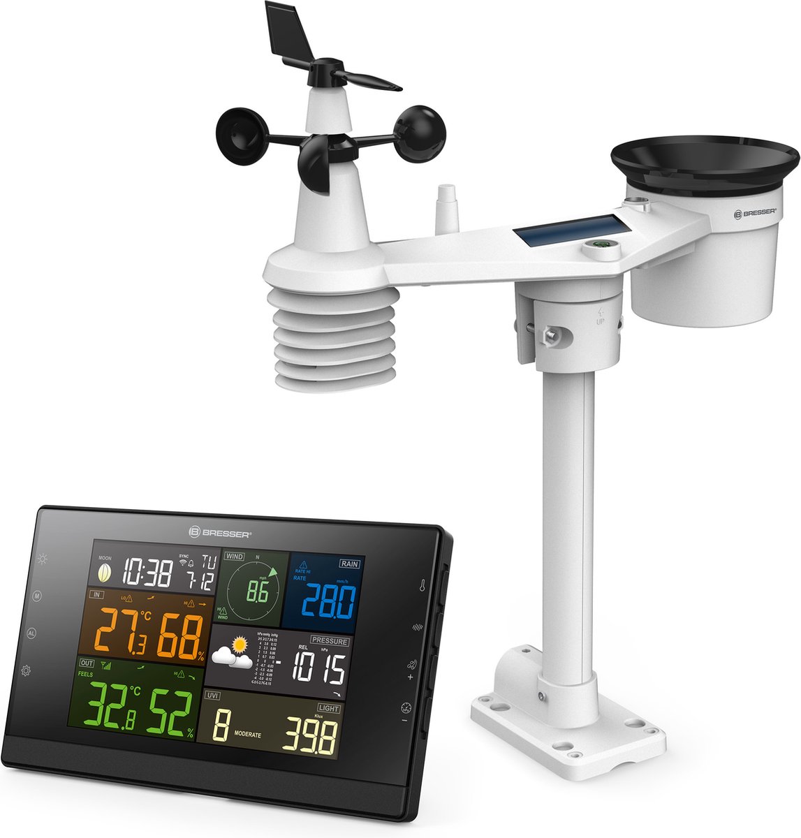 BRESSER WLAN-weerstation Profi-WSC met 7-in-1 sensor