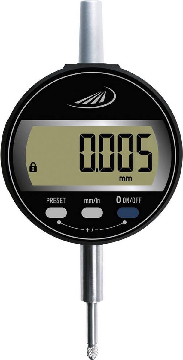 DIGI-MET meetklok Helios Preisser 1723 502 meetbereik 12,5 mm aflezing 0,005 mm meetnauwkeurigheid 0,004 mm
