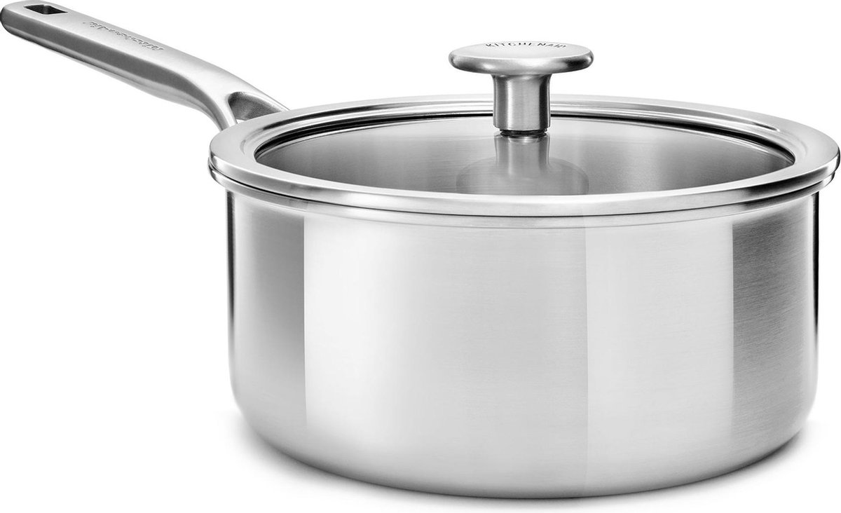 KitchenAid Steelpan - Multi-Ply RVS - ø 20 cm / 3.1 liter