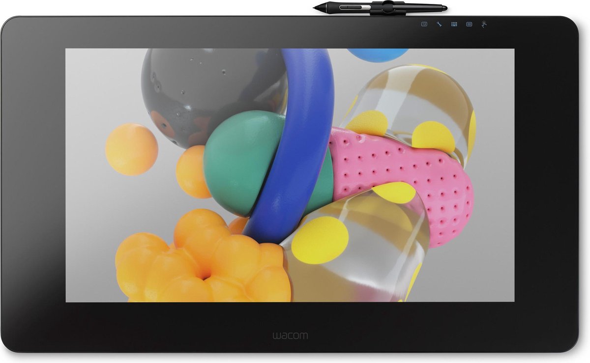 Wacom Cintiq Pro 24 Touch Kabelgebonden Creatief tekentablet Energielabel: G (A - G) Zwart