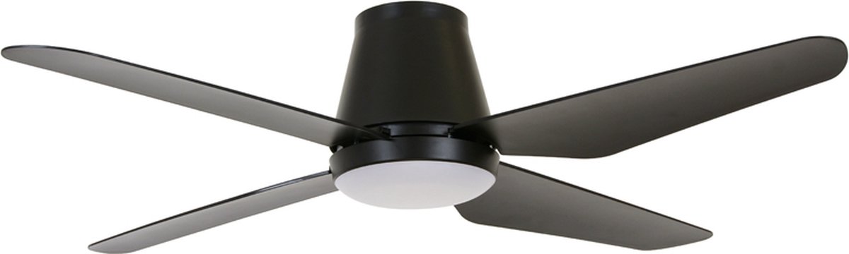 Lucci AIR Aria CTC LED Plafondventilator 65 W (Ø x h) 122 cm x 20 cm Zwart