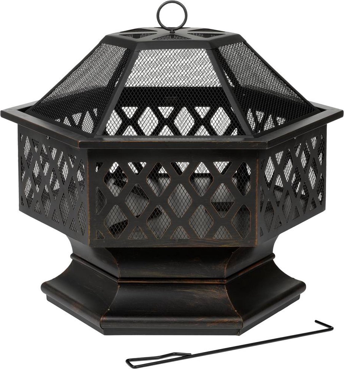 tepro Garten Farview Vuurplaats Zwart